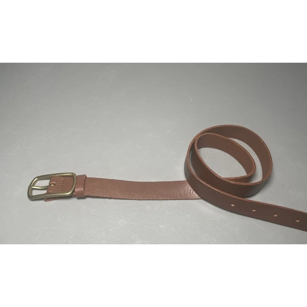 Women's Brown Leather Belt Size 34‎